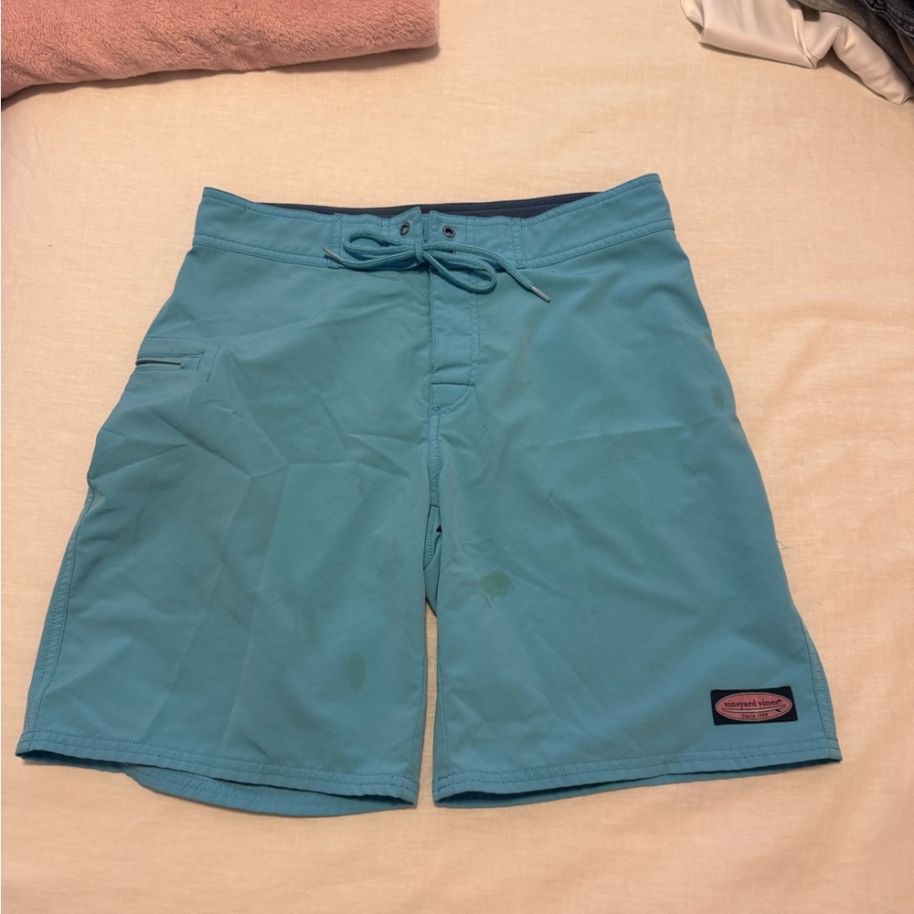 Men's Vineyard Vines Turquoise Swim Shorts